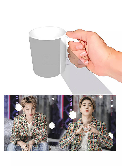 Чашка с принтом BTS Чимин Харьков - изображение 1