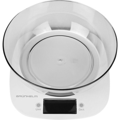 Весы кухонные Grunhelm KES-1PW Винница - изображение 2