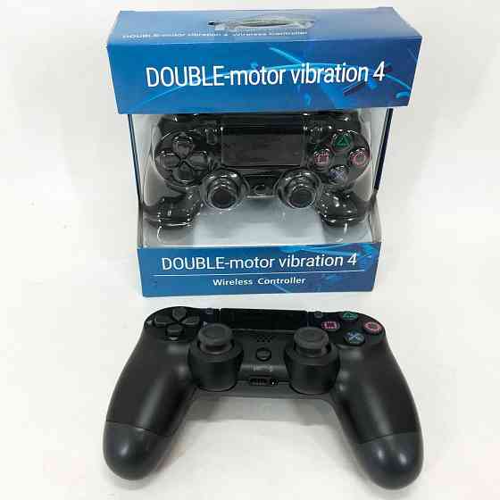 Джойстик DOUBLESHOCK для PS 4, бездротовий ігровий геймпад PS4/PC акумуляторний джойстик. Колір чорний DB-44 Львів