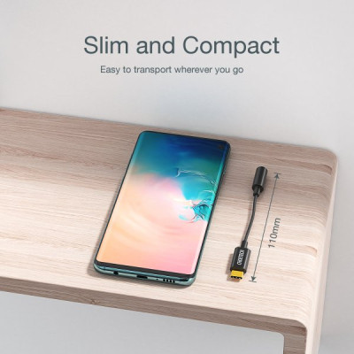 Перехідник USB-C to 3.5m stereo-audio (CDLA) Choetech (AUX003-BK) Вінниця - фото 9