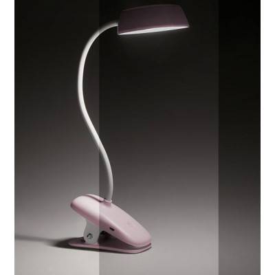 Настольная лампа Philips LED Reading Desk lamp Donutclip 3W, 4000K, 1200mAh (Lithium battery), рожевий (929003179627) Винница - изображение 2