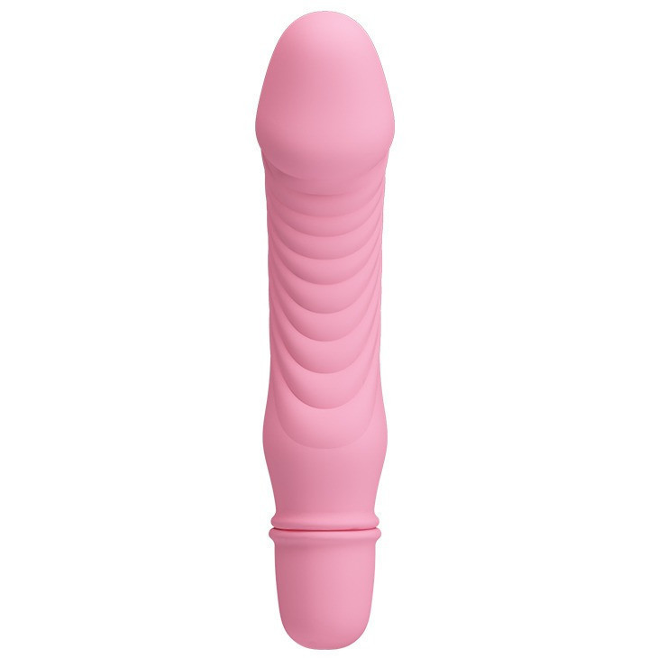 Вібратор реалістичний Pretty Love рожевий, 13.5 х 3 см Sex Aura Київ - фото 2
