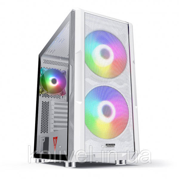 Корпус Modecom AMIRANI ARGB WHITE fans 2x200mm+1x120mm без БЖ ATX (AT-AMIRANI-PG-20-000000-0) Киев - изображение 1