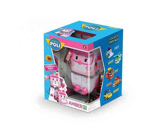 Машинка-трансформер коллекционная Робокар Эмбер 10см MRT-0651 ТМ ROBOCAR POLI Киев