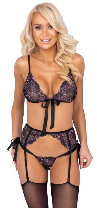 Комплект белья Bra Embroidery S/M Sex Aura Киев - изображение 1