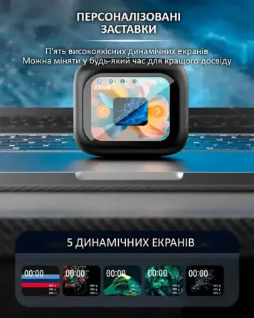 Бездротові навушники LX10 TWS Earbuds з LED дисплеєм до 4 годин безперервної роботи, заряджання 1.5  Київ - фото 6