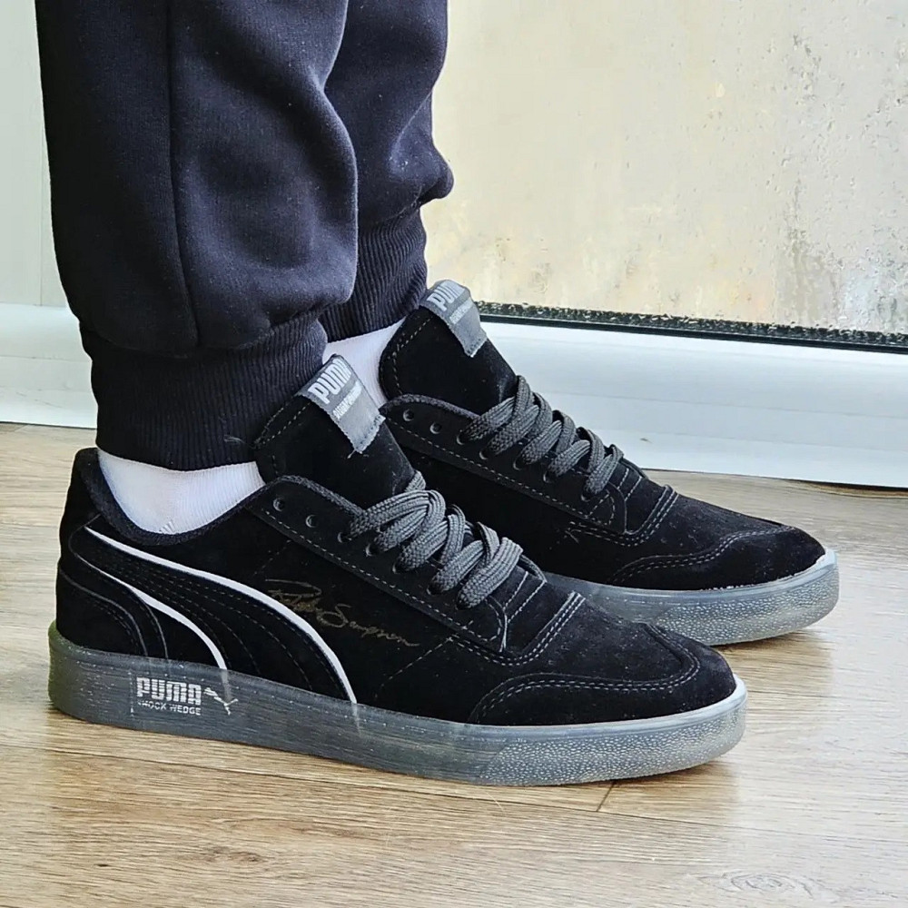 Кросівки Чоловічі Puma Чорні Замшеві Пума (розміри: 40,41,42,43,44) - 37-1 Дніпро - фото 5