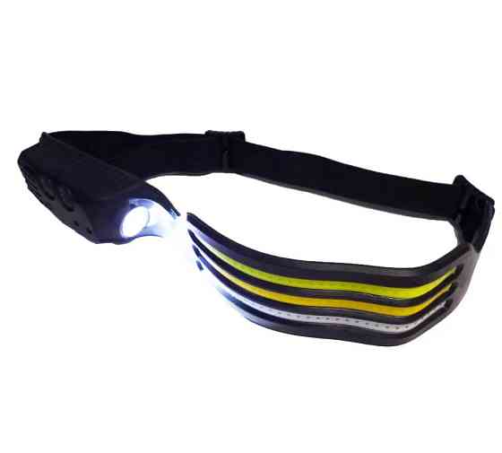 Налобний ліхтар COBA CB-689-3 акумуляторний, з датчиком руху 8247 Винница