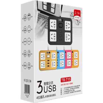 Сетевой фильтр питания Voltronic TВ-Т15, 4роз, 3*USB Pink (ТВ-Т15-Pink) Винница