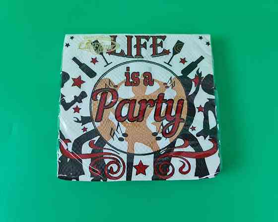 Серветка (ЗЗхЗ, 20 шт.) La Fleur Party (1045) (1 пачка) Харків