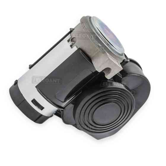 Сигнал воздушный улитка Nautilus compaсt 12V с компресором2 тона черный Мукачево