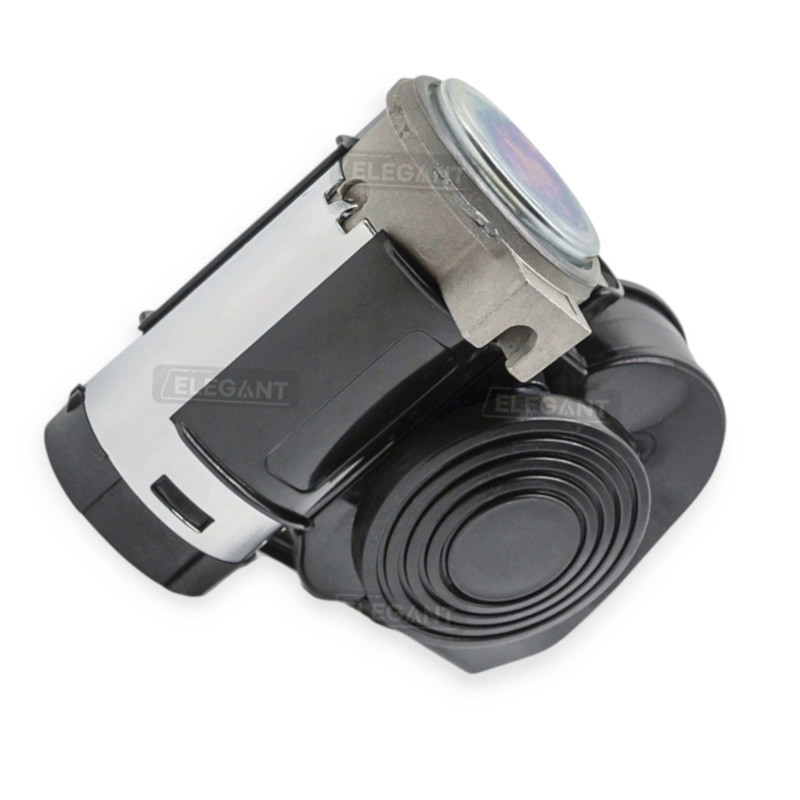 Сигнал воздушный улитка Nautilus compaсt 12V с компресором2 тона черный Мукачево - изображение 2