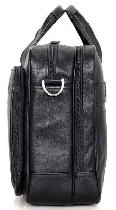 Сумка мужская Vintage 14398 для ноутбука 17 дюймов Черная Киев - изображение 7