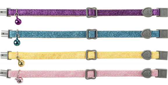 Trixie Glitter - Нейлоновий блискучий нашийник для котів Вінниця - фото 1