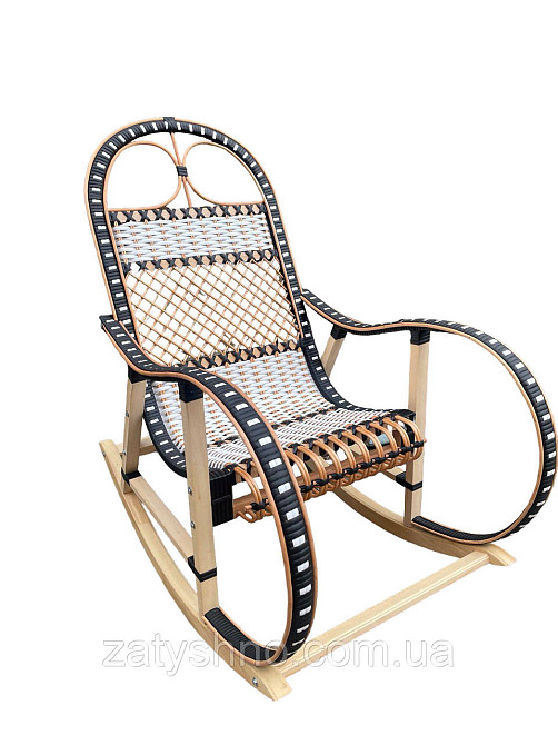 Крісло гойдалка плетена на подарунок Київ - фото 9