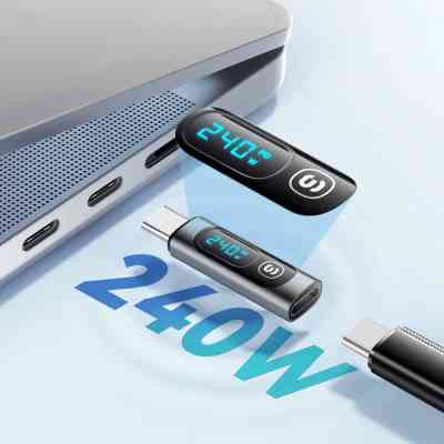 Переходник USB-C F to USB-C M digital display Essager (EZJTT-TX0G-P) Вінниця