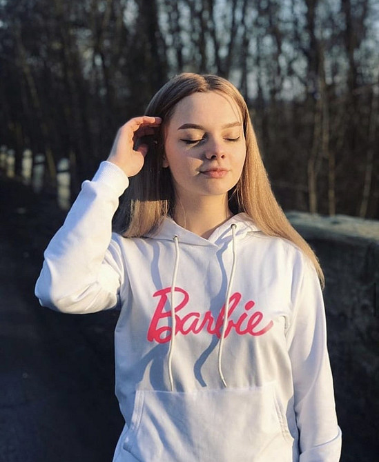 Белое женское Худи BARBIE Черновцы - изображение 1