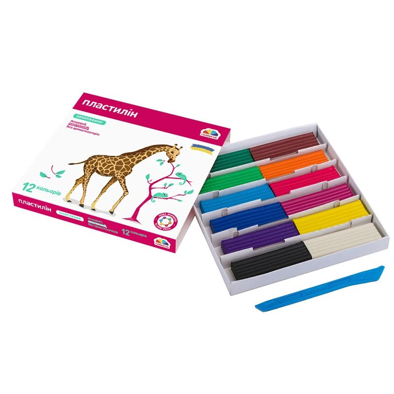 Набір для ліплення пластилін "Захоплення" 200312, 12 кольорів Вінниця - фото 2