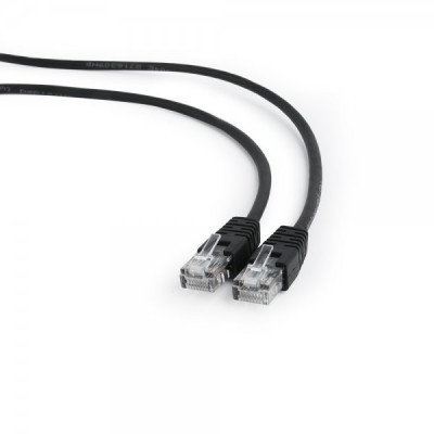 Патч-корд 10м UTP cat 5e CCA black Cablexpert (PP12-10M/BK) Винница - изображение 2