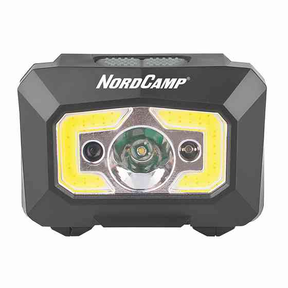Фонарь налобный Nord Camp 280Lm, 3W XPE+ COB, 1200mAh, с сенсором белый/красный Львов