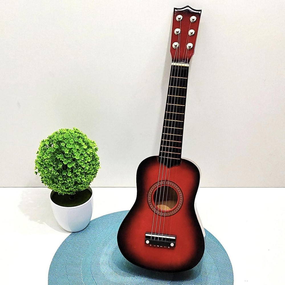 Гітара дитяча 6 струн 52см Червона (M 1370) Чернигов - изображение 1