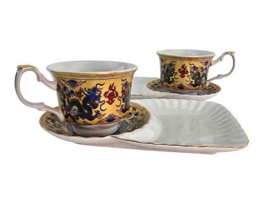 Сервиз чайный фарфор на 2 персоны Драконы Киев