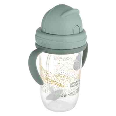 Поїльник-непроливайка Canpol babies MOUNTAINS з трубочкою і обтяжувачем, 270 мл, зелена (56/620_gre) Вінниця