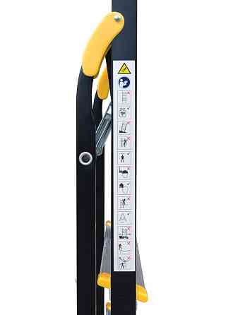 MASTERTOOL Драбина алюміній/сталь MASTERTOOL 6 ступенів h=1282 мм max 150 кг 79-1206 Коломия