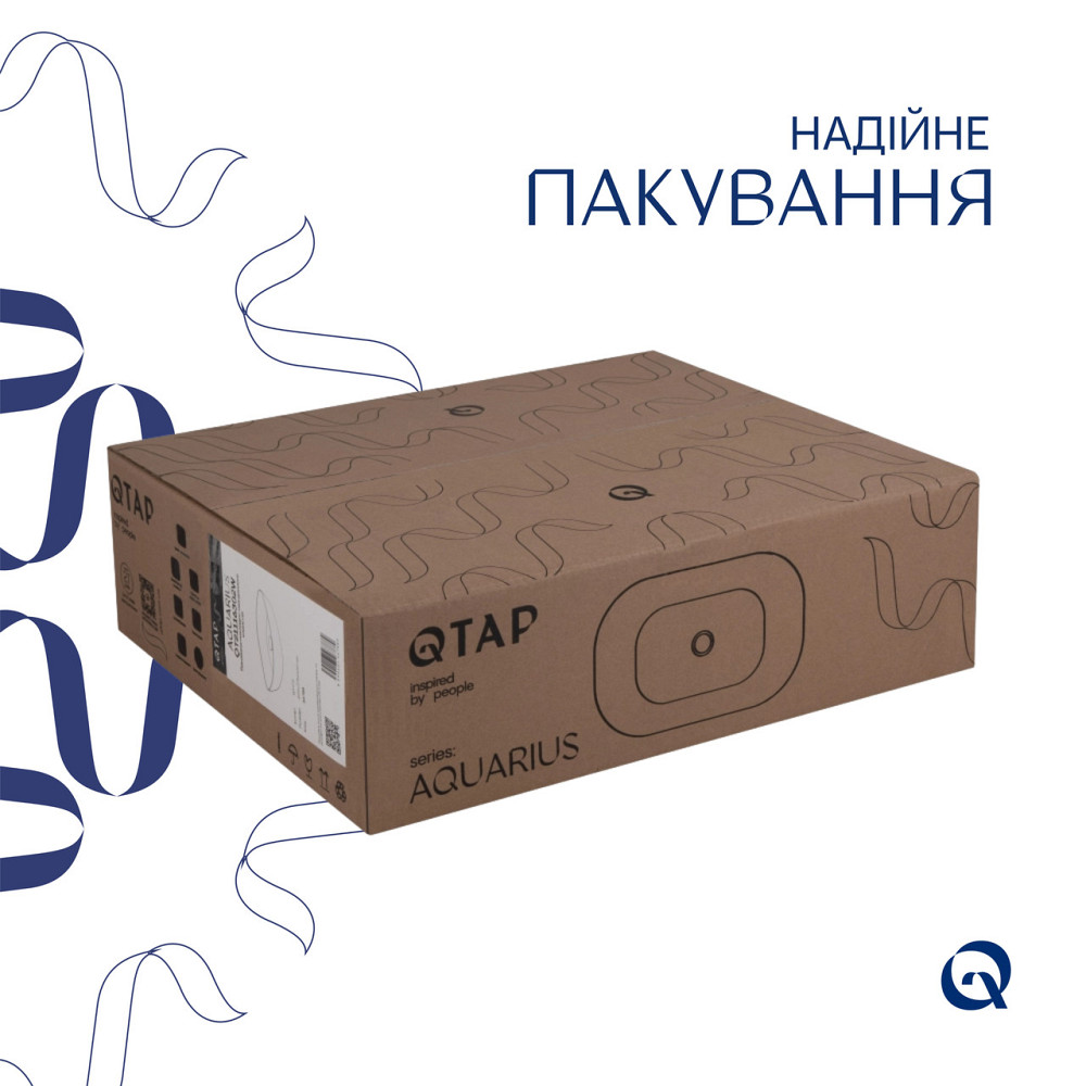 Раковина-чаша Qtap Aquarius 470x380x120 White QT21116302W Киев - изображение 10