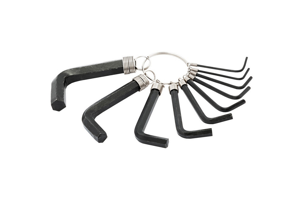 MASTERTOOL Ключі шестигранні MASTERTOOL CrV 1,5-10 мм 38/60 мм набір 10 шт 75-0954 Киев - изображение 1