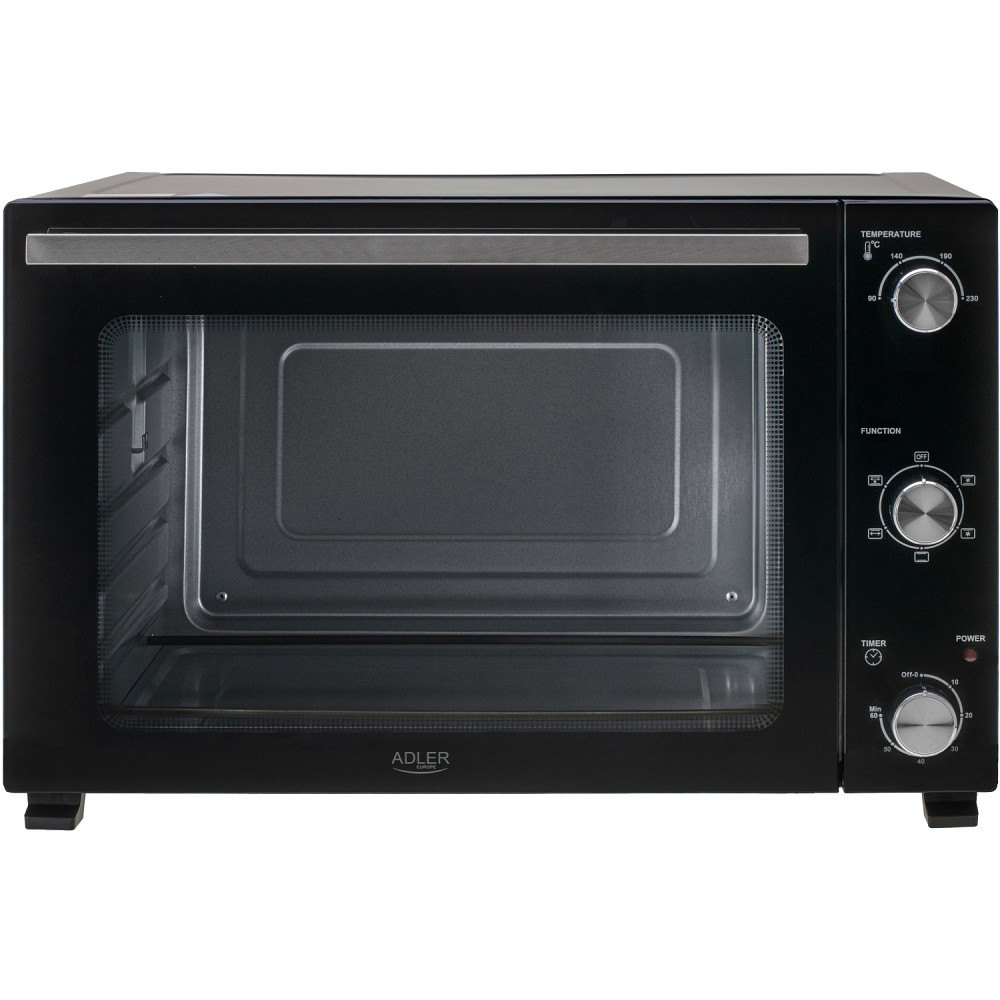 Електрична піч Adler AD 6026 1800Вт/ 48л /електроплита/ механічне керування/чорна Вінниця - фото 1