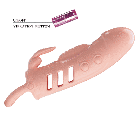Удлиняющая насадка с вибростимуляцией ( на 2,5 см ) PRETTY LOVE - PENIS SLEEVE Sloane, BI-026243 Sex Aura Киев