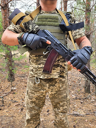 Рукавички тактичні шкіряні без пальців TACTIGEAR PS-8801 Patrol Black M Каменское - изображение 8