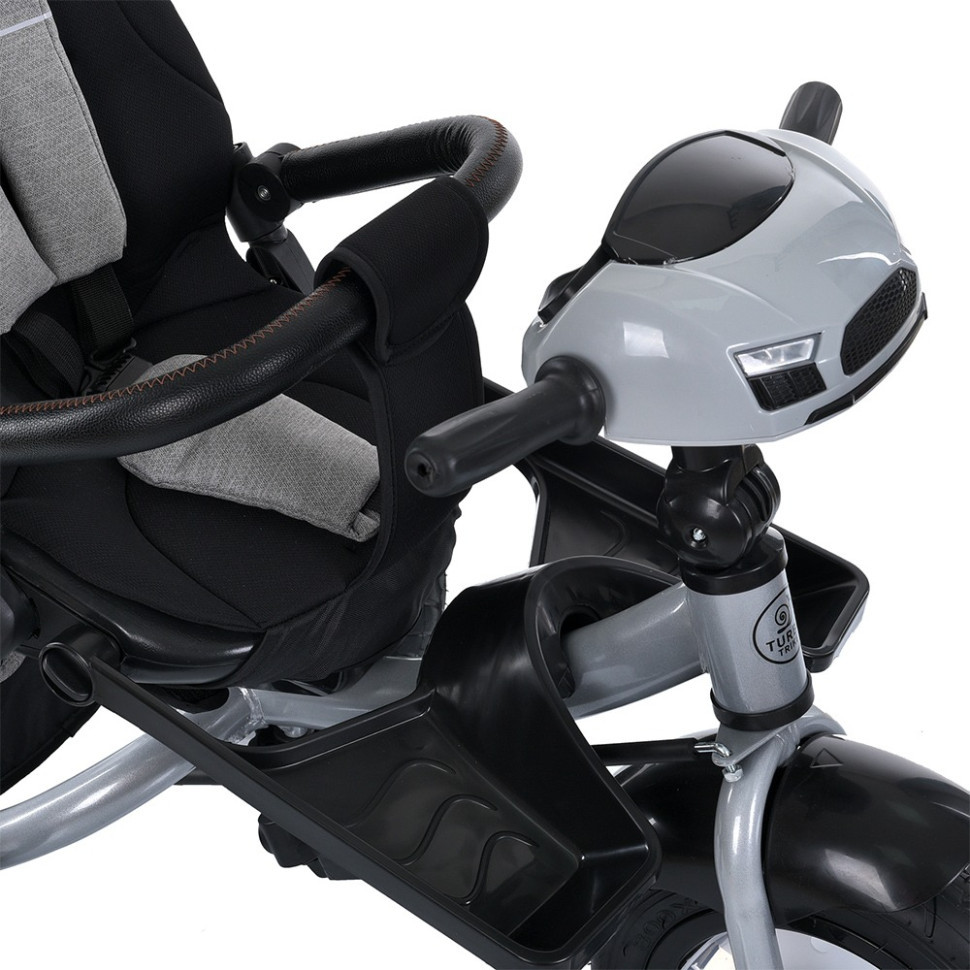 Дитячий триколісний велосипед MT 1007-8 сірий Вінниця - фото 4