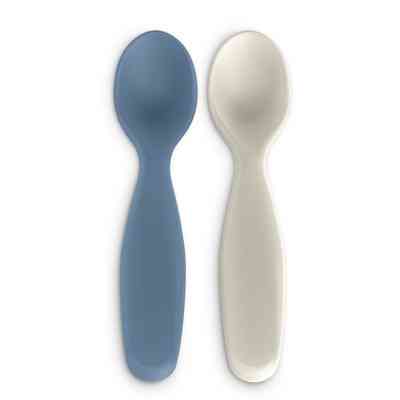 Набір дитячого посуду Suavinex Go natural, ложок, сіро-блакитний, 2 шт. (308048) Вінниця
