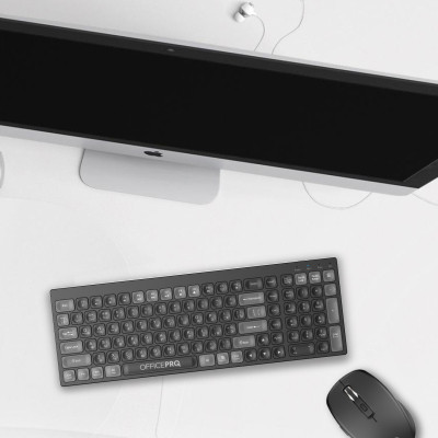 Клавіатура OfficePro SK985B Wireless/Bluetooth Black (SK985B) Вінниця - фото 12