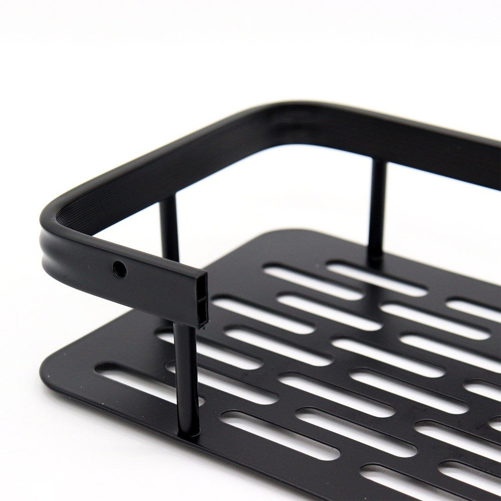 Металева полиця для ванної (30х13х4,5 см), до 10кг Bathroom shelf / Навісний органайзер для ванної кімнати Київ - фото 4