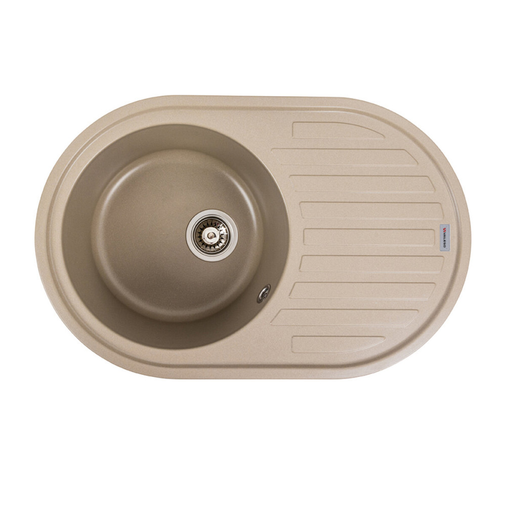 VALESO Гранітна мийка для кухні VALESO LIRA 7750 матова Титан Київ - фото 1