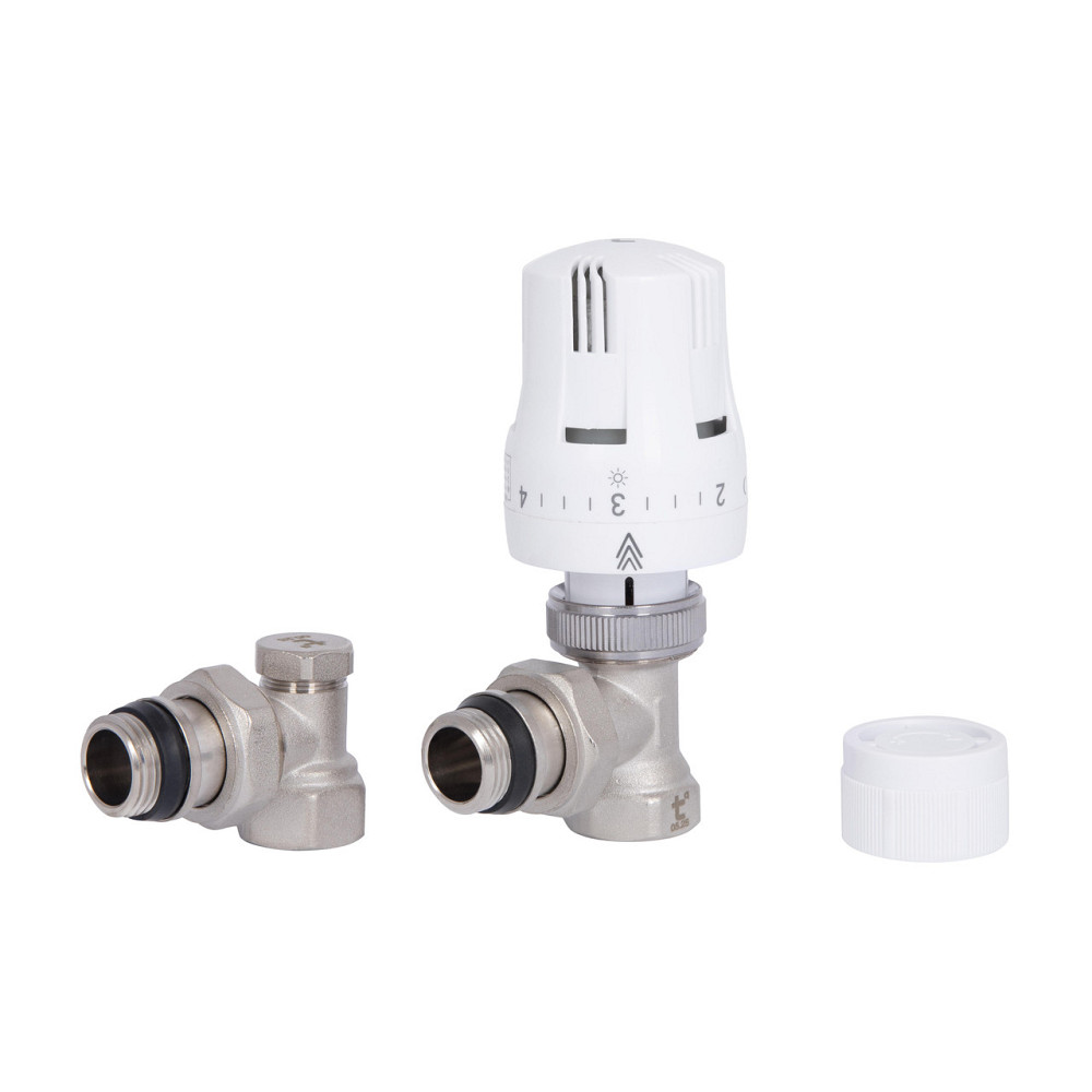 Термостатичний набір Thermo Alliance Standart кутовий 1/2" TAS352W15 Київ - фото 12