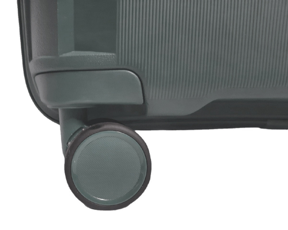 Валіза пластикова AIRTEX 245 середня 67 см сіро-синя Київ - фото 8