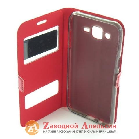 Чехол книга Samsung J5 J500 Smart Case red Одесса - изображение 9