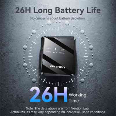 Мікрофон Vention USB-C 2-Pack Wireless Lavalier Black (NCBB0) Вінниця