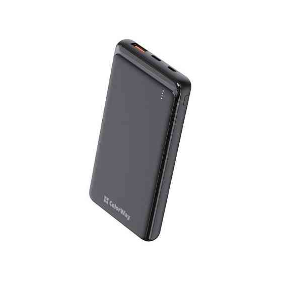 Універсальна мобільна батарея ColorWay Slim PD 10000 mAh Black (CW-PB100LPG3BK-PD) ( 21209 ) Харків