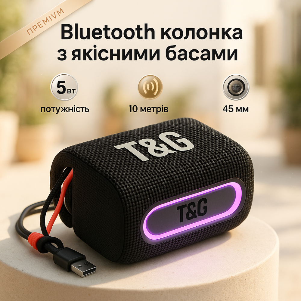 Портативна колонка portable wireless speaker, Бездротова колонка переносна гучна акумуляторна SH-66 Львів - фото 16