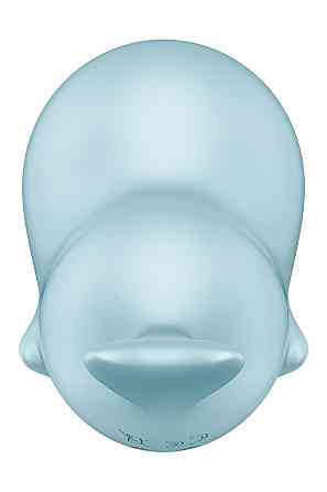 Вакуумный стимулятор Satisfyer Sassy Seal с вибрацией, голубой, 9.5 см Sex Aura Киев