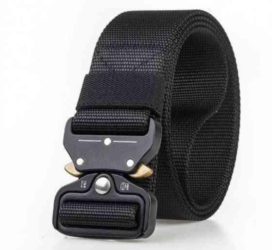 Ремень тактический военный Чёрный Днепр