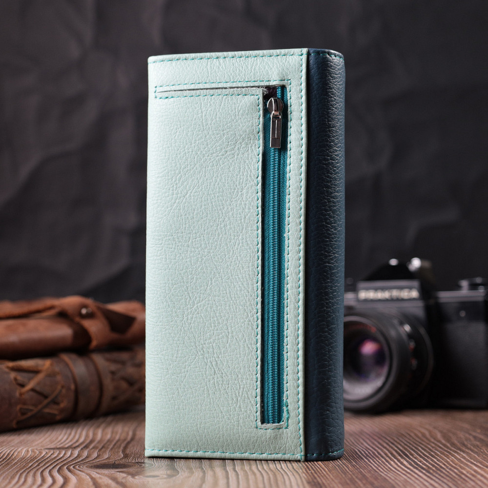 Интересный женский кошелек из натуральной кожи ST Leather 22525 Разноцветный Киев - изображение 10