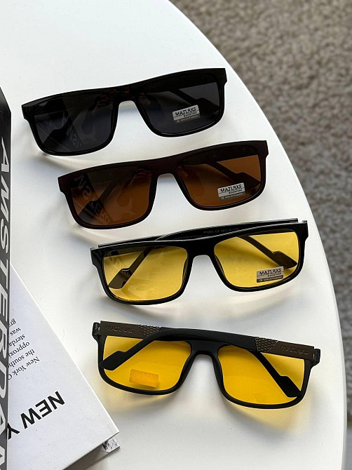 Чоловічі окуляри POLARIZED з пластиковою оправою Київ - фото 8