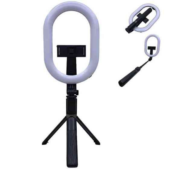 Освітлення для блогера Selfie Stick A8, Професійна лампа, Кольцевой свет, Лампа для тиктокерів RI-56 Львов