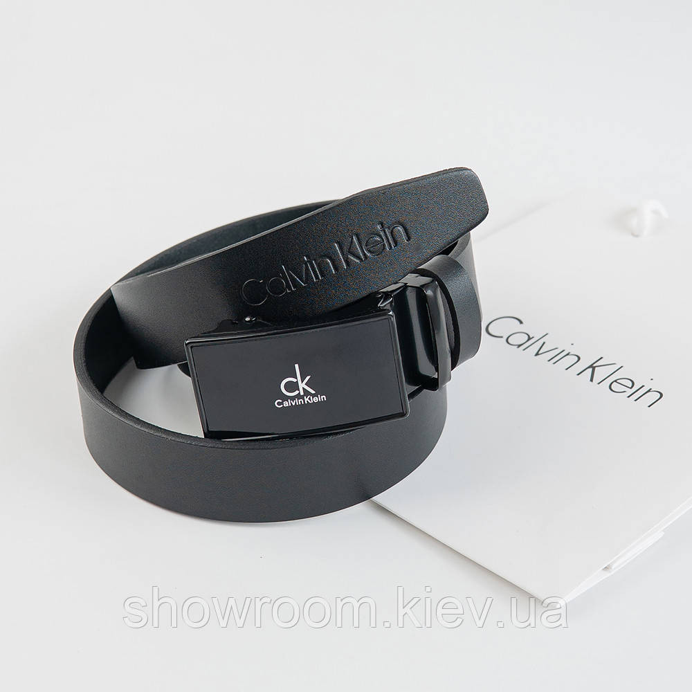 Мужской кожаный ремень с пряжкой автомат Ск (456) Киев - изображение 5